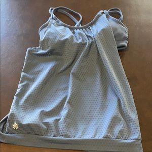 Athleta gray tank xxs